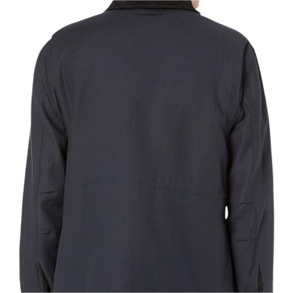 Vince Men's Field Jacket Size XL  Suede Trim Blue Navy - Picture 3 of 16